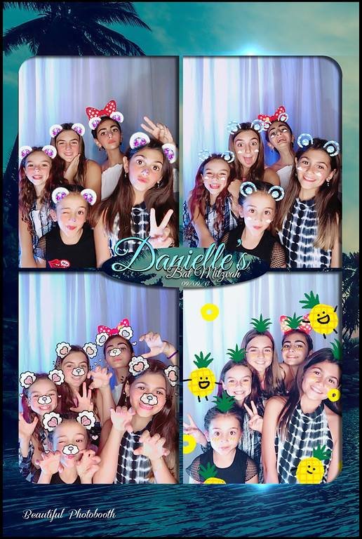 face filters halo photo booth Los Angeles